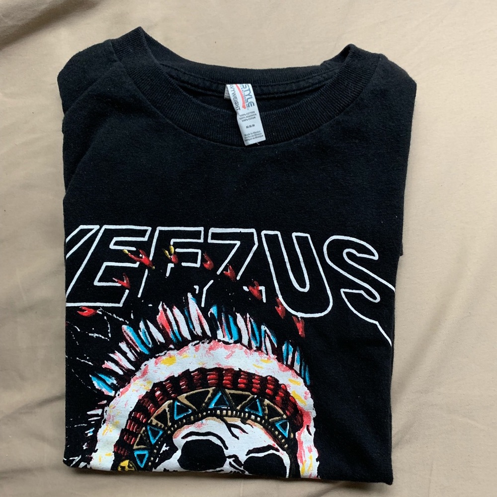 Yeezus Skull Indian Tshirt